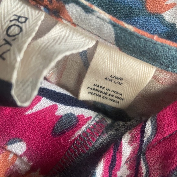 Roxy Printed Strappy Buttoned Dress - Picture 4 of 4